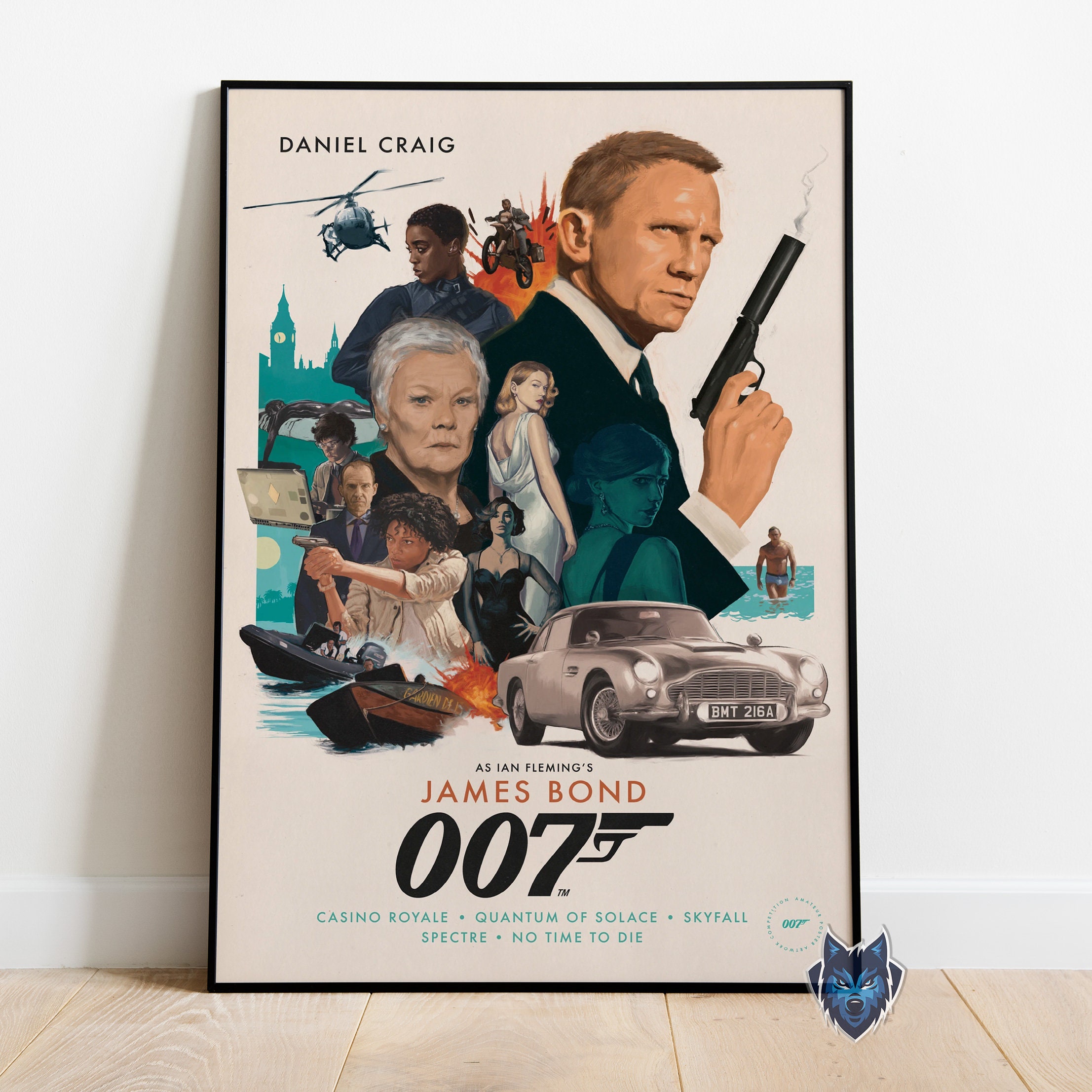 James Bond Movie Poster sold by Daisy SKU 181212 Printerval Australia