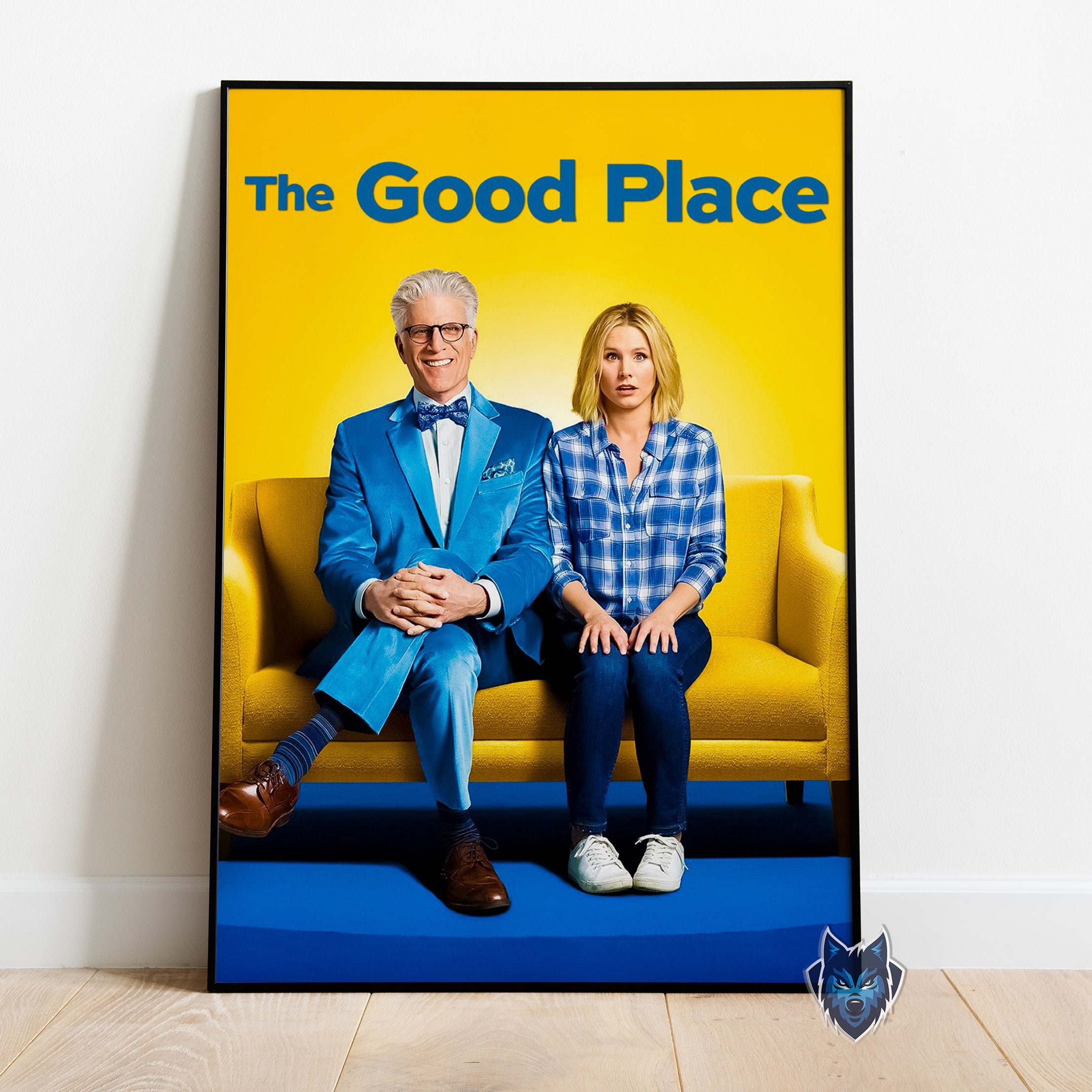 Discover The Good Place Poster, Kristen Bell Wall Art, Rolled Canvas Print, TV Series Poster Gift