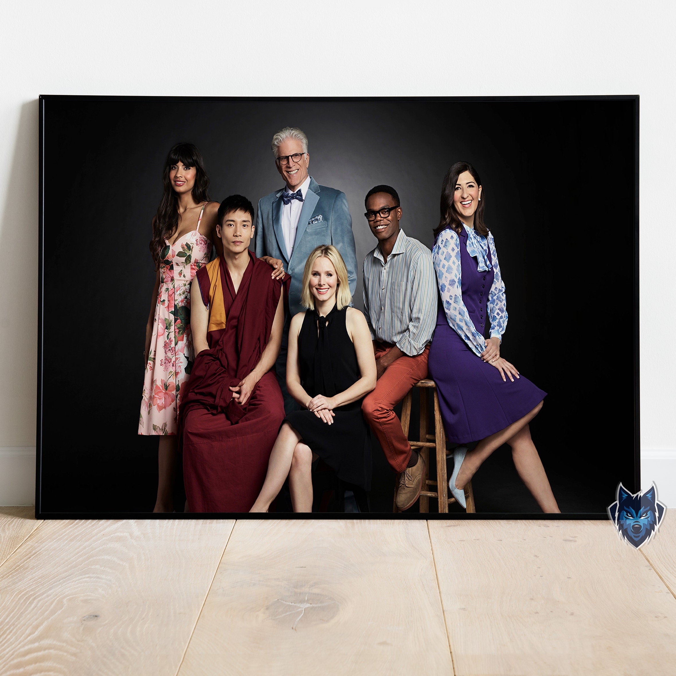 Discover The Good Place Poster, Kristen Bell Wall Art, Rolled Canvas Print, TV Series Poster Gift