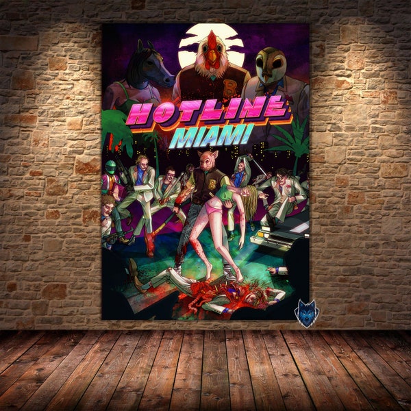 Hotline Miami Jacket Mask Etsy