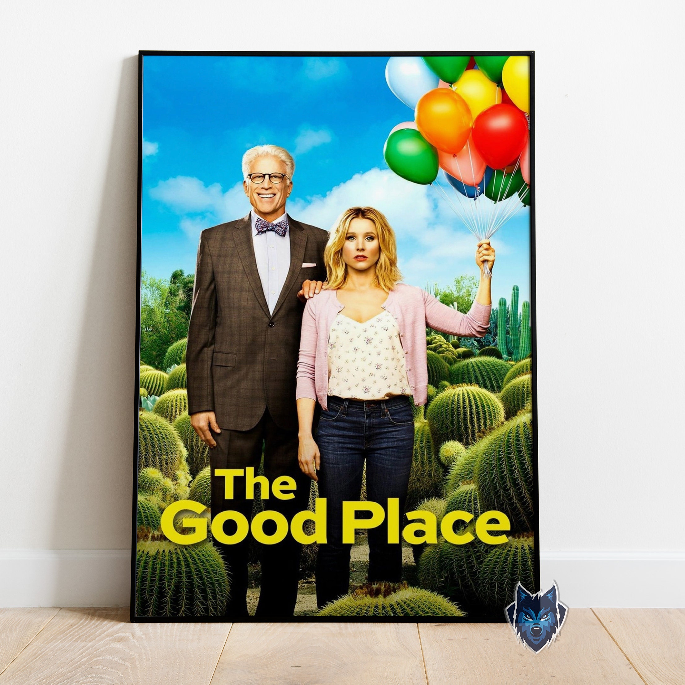 Discover The Good Place Poster, Kristen Bell Wall Art, Rolled Canvas Print, TV Series Poster Gift