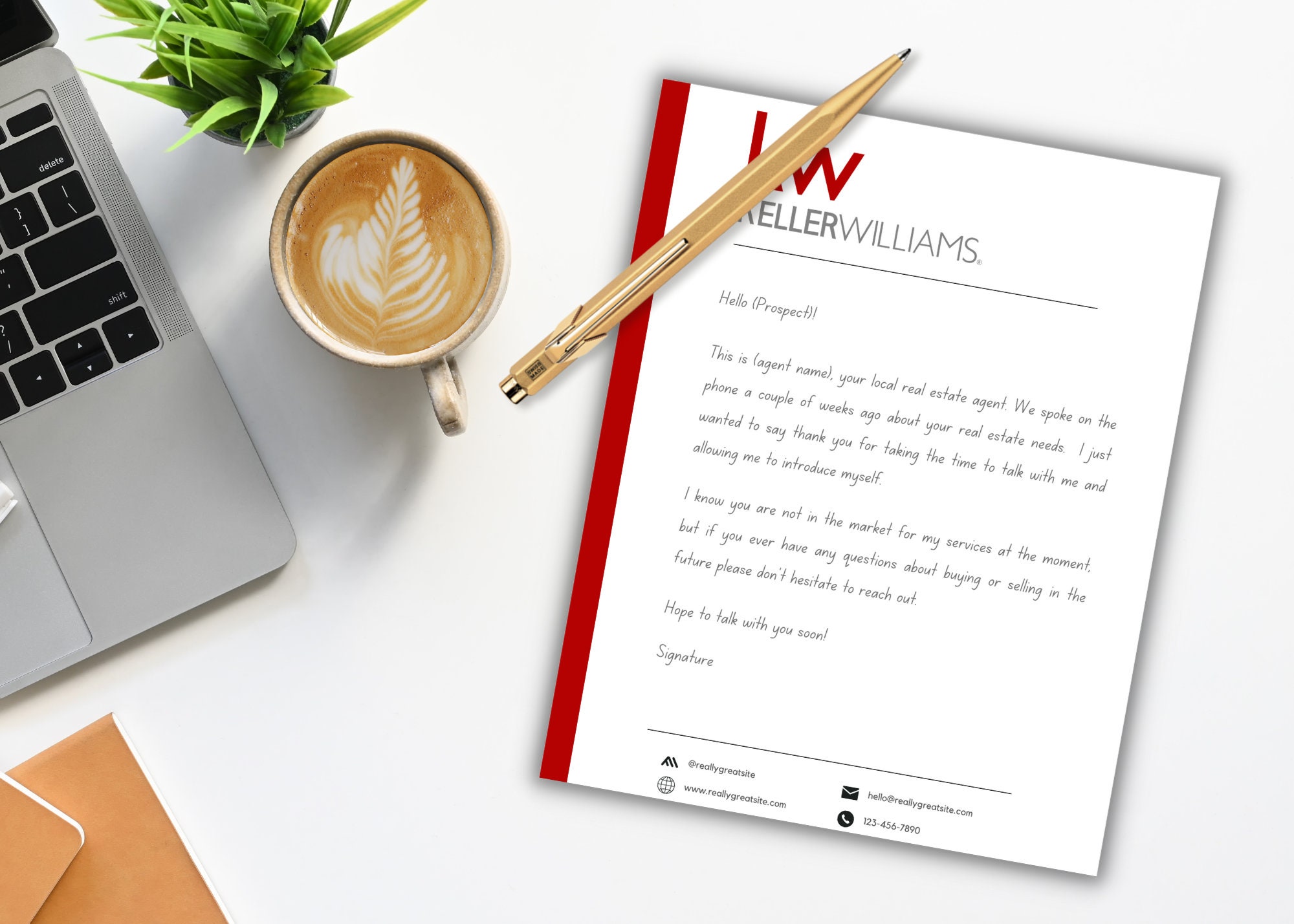 Keller Williams Letterhead Real Estate Letterhead Template - Etsy