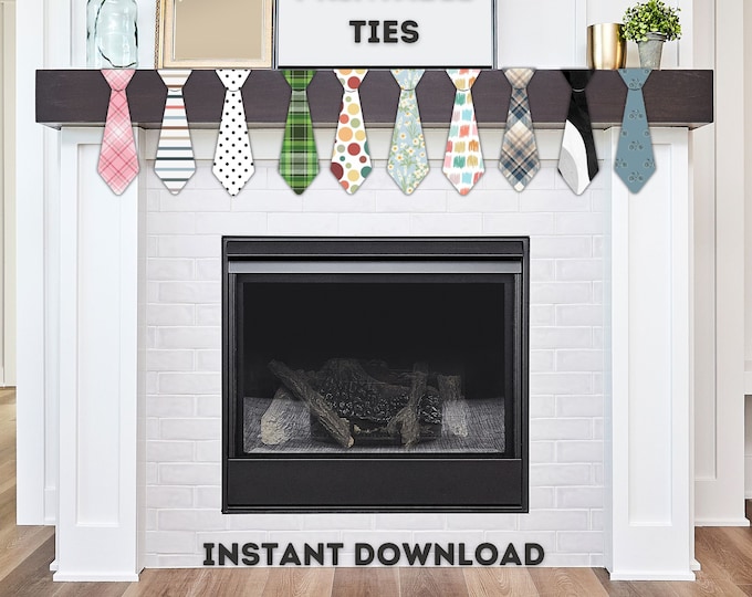Printable Ties Tie Banner Tie Decorations Father #39 s Day Missionary Business Man Instant Printable Ties Tie Banner Tie Decorations Father #39 s Day Missionary Business Man Instant
