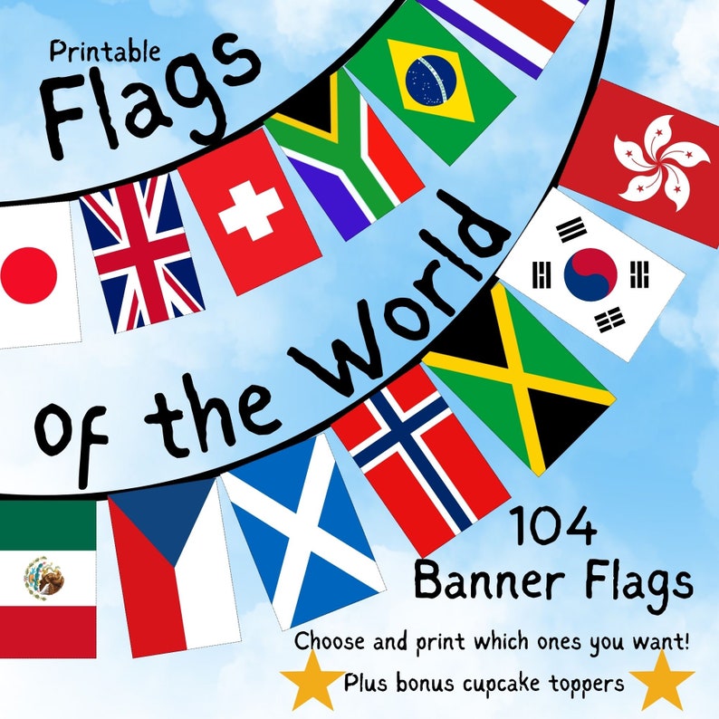 printable flag bunting