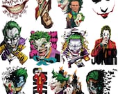 Joker Sticker - Psycho Man Svg Bundle,Svg bundles, Digital Vector File,Svg designs bundle,Layered SVG Bundle,Svgshirt bundle,cricut svg