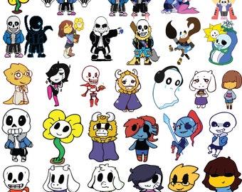 Chibi Undertale Characters | Greeting Card