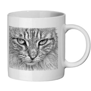 Katze Tier Keramik Kaffee und Tee Tasse, für Tierliebhaber und Haustierbesitzer, Geschenk für Katzenliebhaber