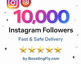 Paquete de servicios de promoción de perfiles de Instagram para más de 10,000 seguidores | Aumente la visibilidad de la cuenta y la exposición de la audiencia |