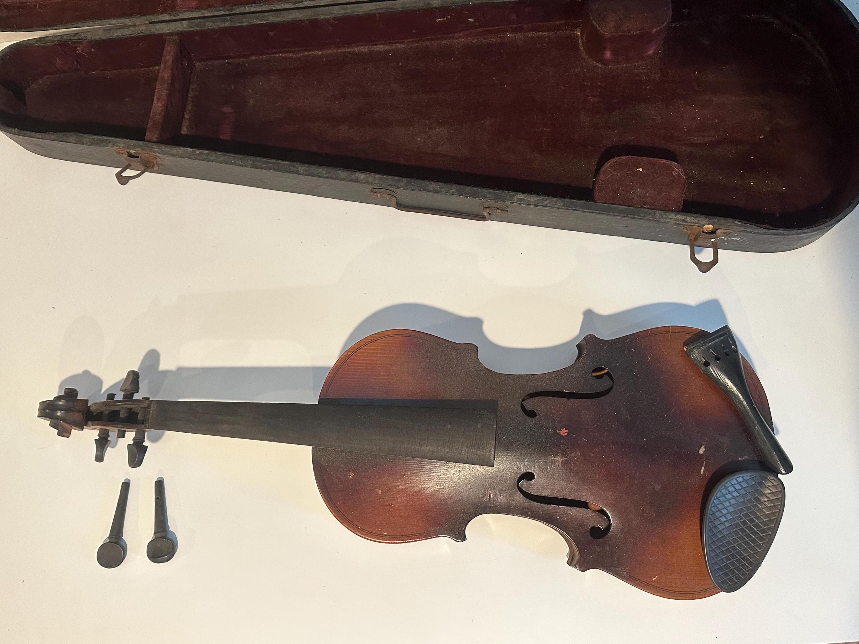Antique Vintage Violin Case - Etsy