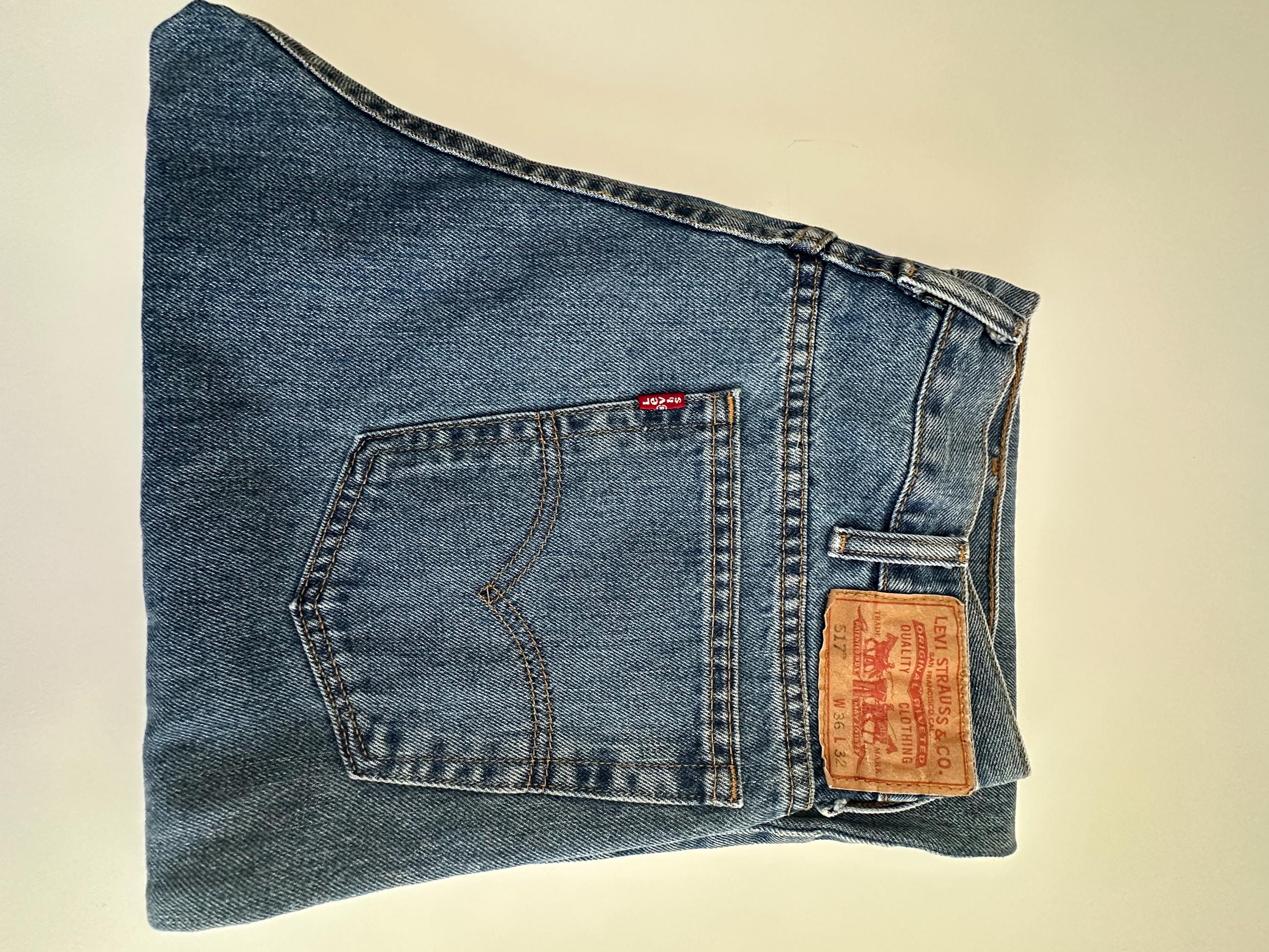 Vintage Levi's 517 Bootcut Jeans W36 L32 - Made in Mexico - 100