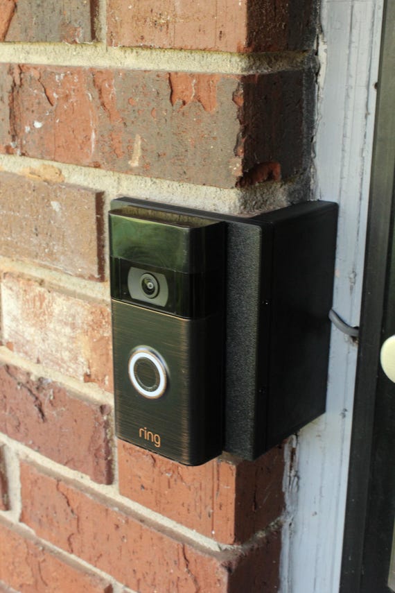No-Drill Anti-Theft Video Doorbell Mount – Full-Coverage Holder, Adjustable Fit, Compatible With Ring Video Doorbell 1, 2, 3, 3Plus, And 4