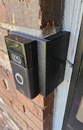 No-Drill Doorbell Mount For Brick and Stone - Fits Ring, euFy, Blink, & More - Slim, Anti-Theft