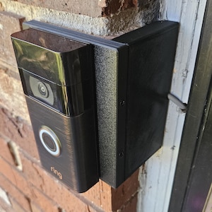 Deurbelbevestiging zonder boren voor baksteen - past op Ring, euFy, Blink & More - slank, antidiefstal