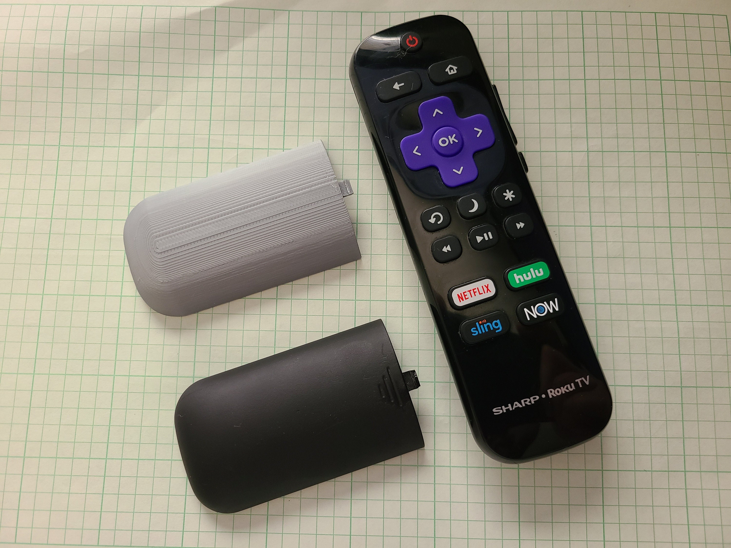 Remote Battery Cover for Roku Smart TV or Roku Standalone Etsy