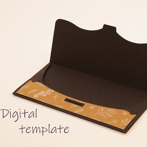 Sobre para dinero SVG, Porta billetes SVG, Plantilla de sobre para regalo, Sobre para efectivo SVG, Plantilla de sobre para Cricut