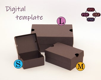 Shoe Box Template Bundle, Shoe Box SVG, Box Template SVG, Party Box template,  Sneaker Box Template, Cricut Cut SVG, Silhouette Cut Files