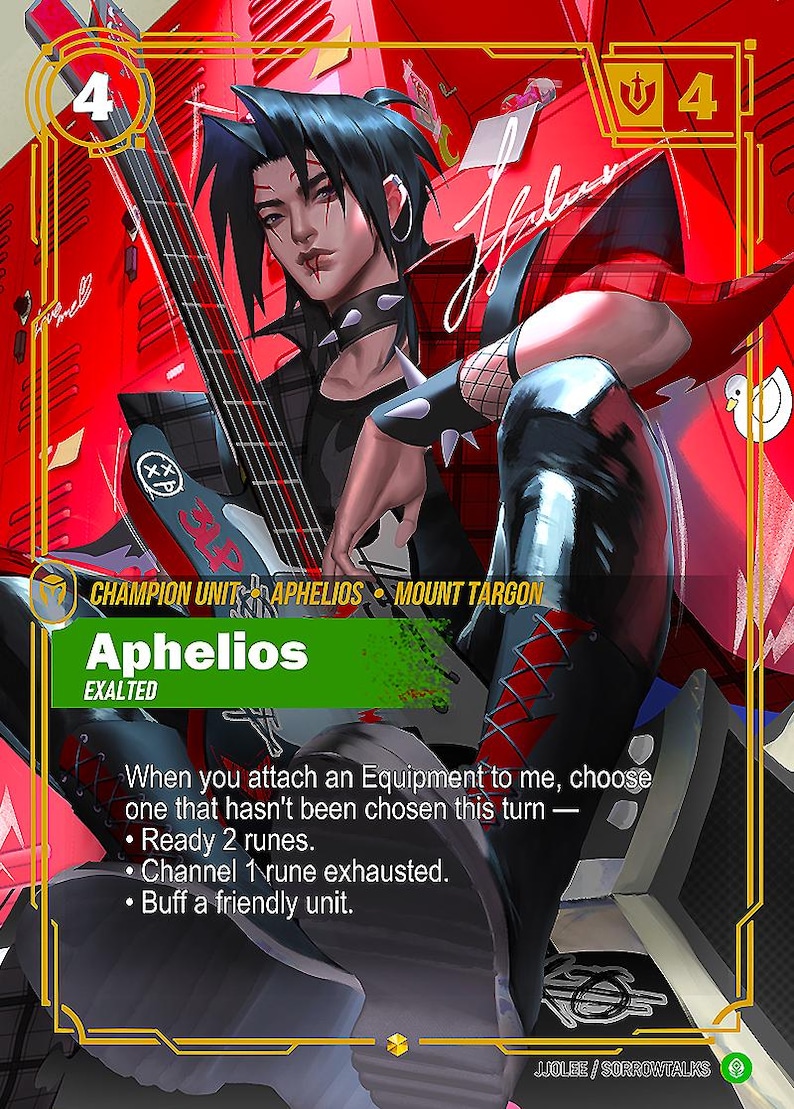 Riftbound Proxy cards (Aphelios, Sett) image 6