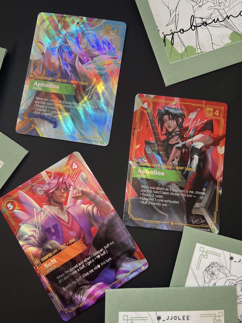 Riftbound Proxy Cards (aphelios, Sett) - Etsy