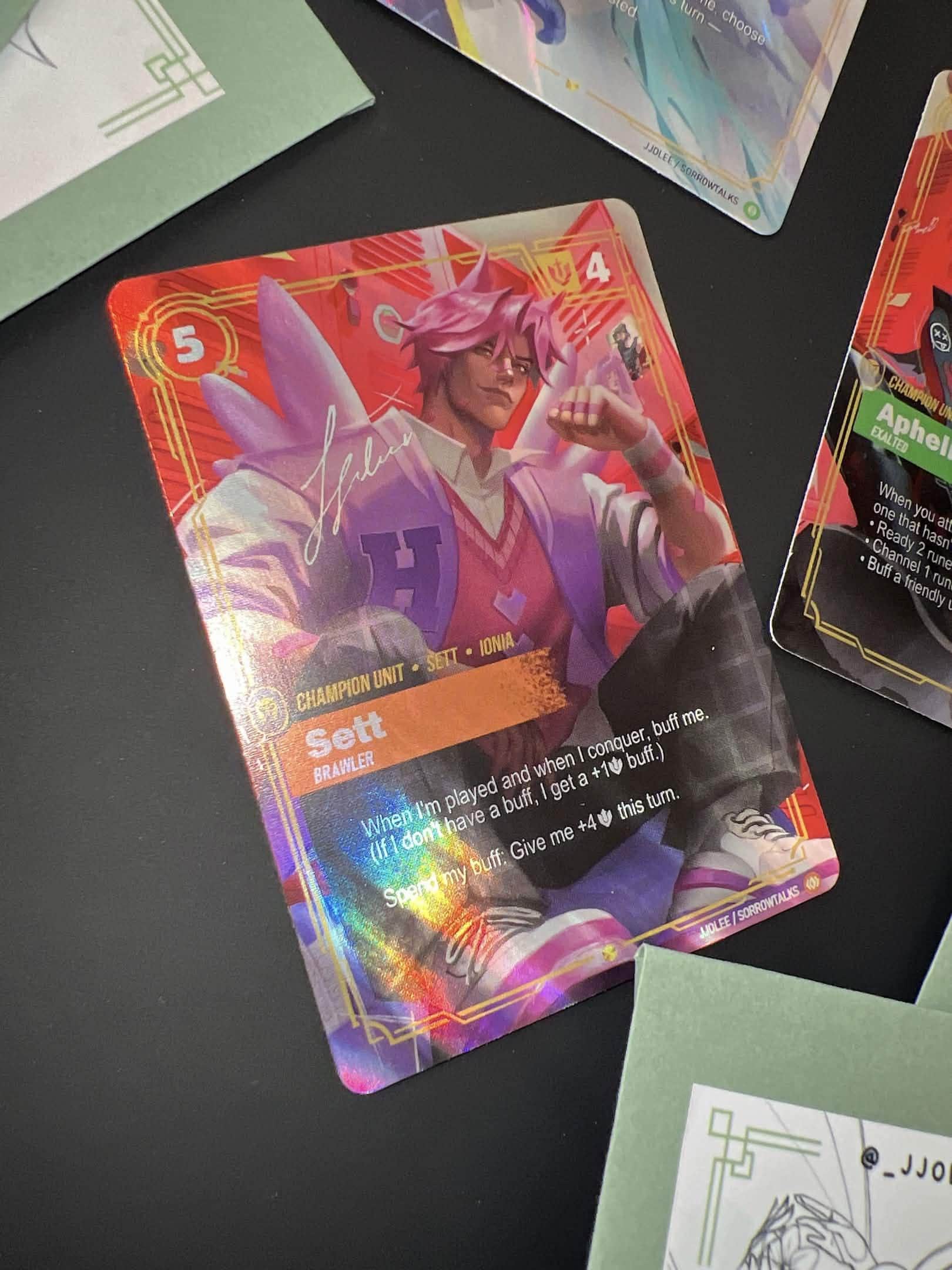 Riftbound Proxy Cards (aphelios, Sett) - Etsy
