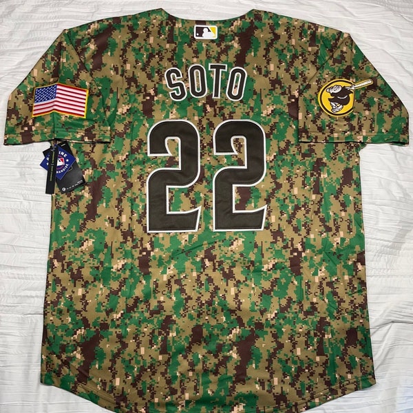 San Diego Padres Jersey Camouflage Etsy