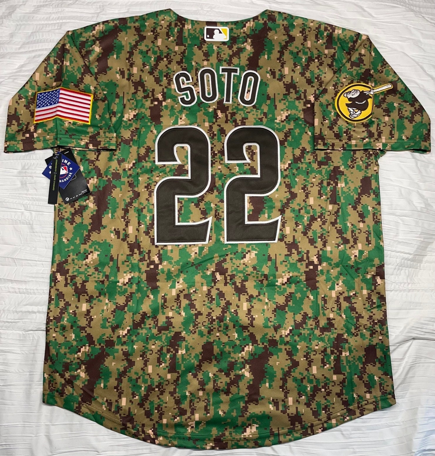 ad  - San Diego Padres - Juan Soto #22 Cool Base Men's Stitched Jersey  in 2023