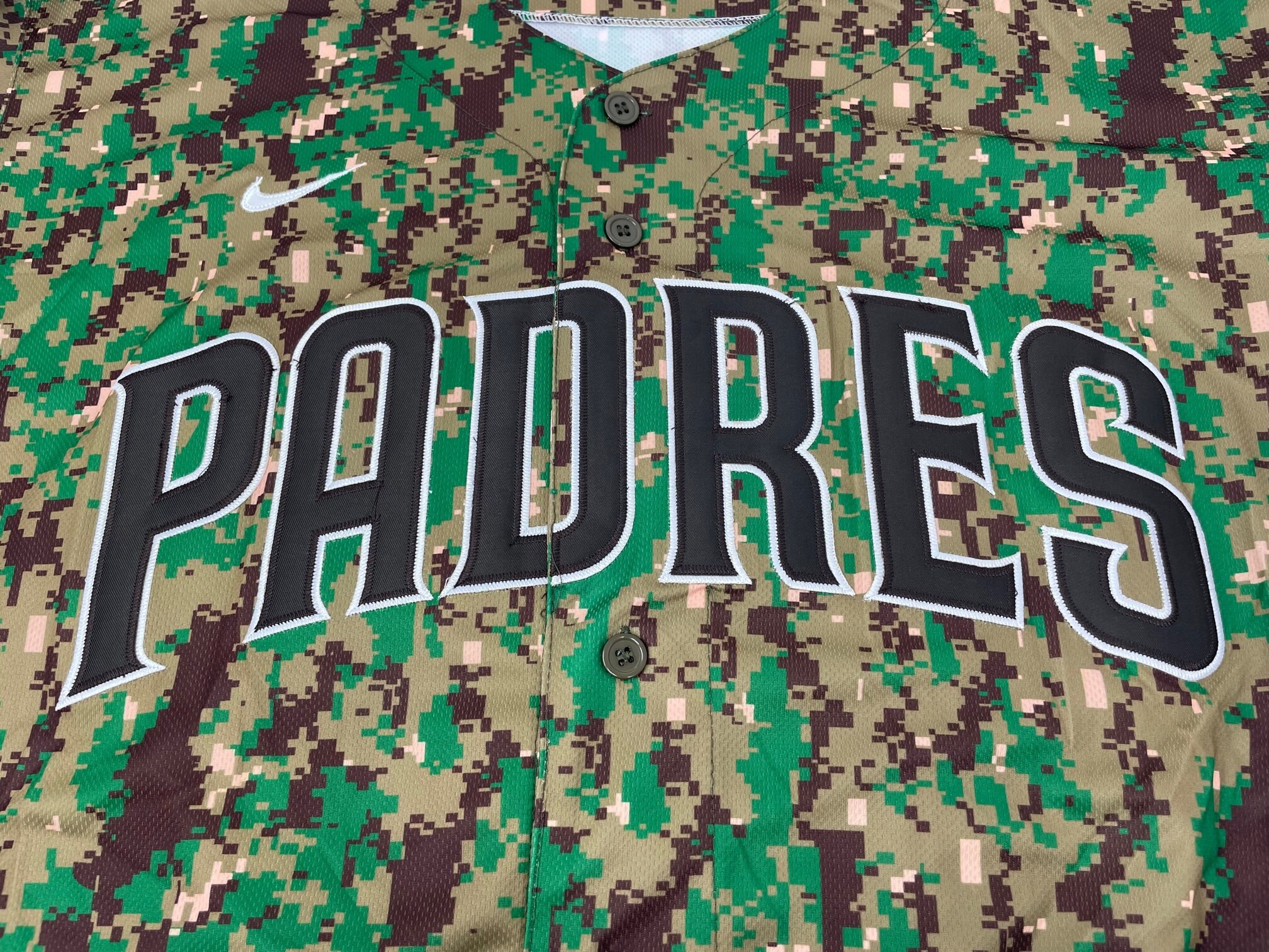 Camiseta Casaca Baseball Mlb San Diego Padres 23 Tatis Jr Desert Camo