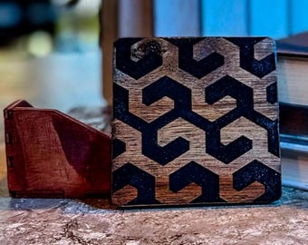 Custom Wood and Resin Drink Coasters, Wedding Gifts for Couple, Personalized Gift