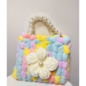 Knitting Basket, Personalised Crochet/knitting  Bag/trug/nanny/friend/sewing/little Girl/craft/grandma/wool 