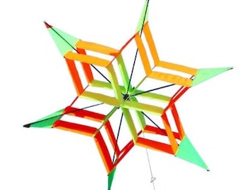 New Arrive New Style 3D Flower Kite With Handle & Line Good Flying