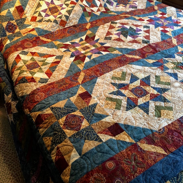 Handmade Quilt Queen Etsy