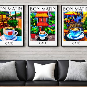 Coffee Poster Set | Coffee Art | Kitchen Wall Art | Digital Download | Digital Print | Coffee Print | Kitchen Decor | Cafe Print Set