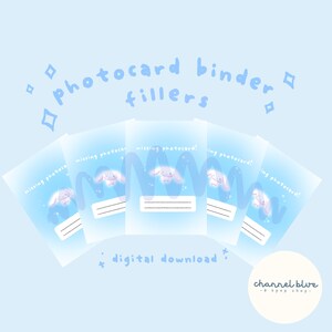 DIGITAL DOWNLOAD Fehlende Fotokarten Binder Füller