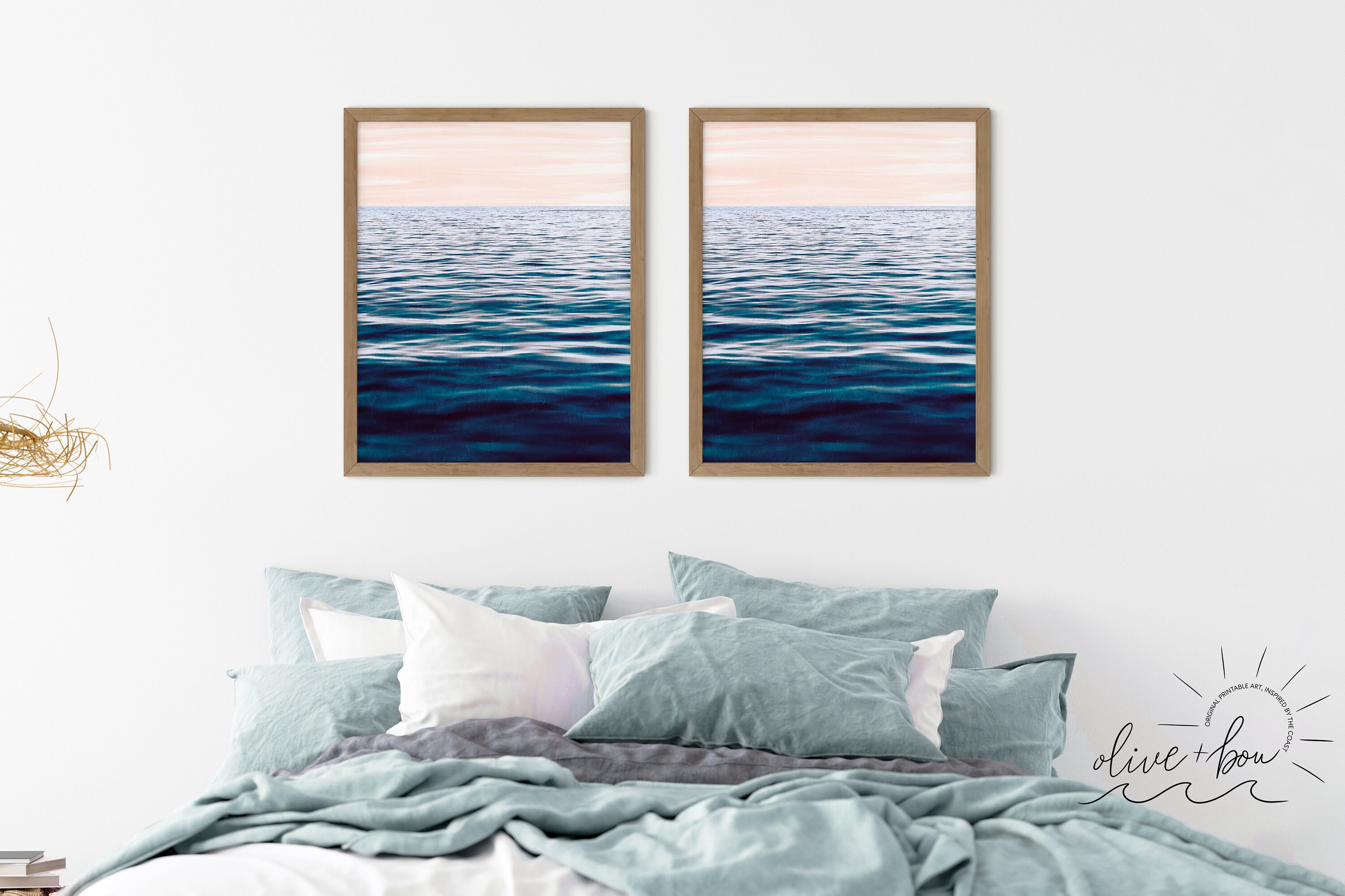 PRINTABLE Original Coastal Art Print Instant Download Nautical Theme ...