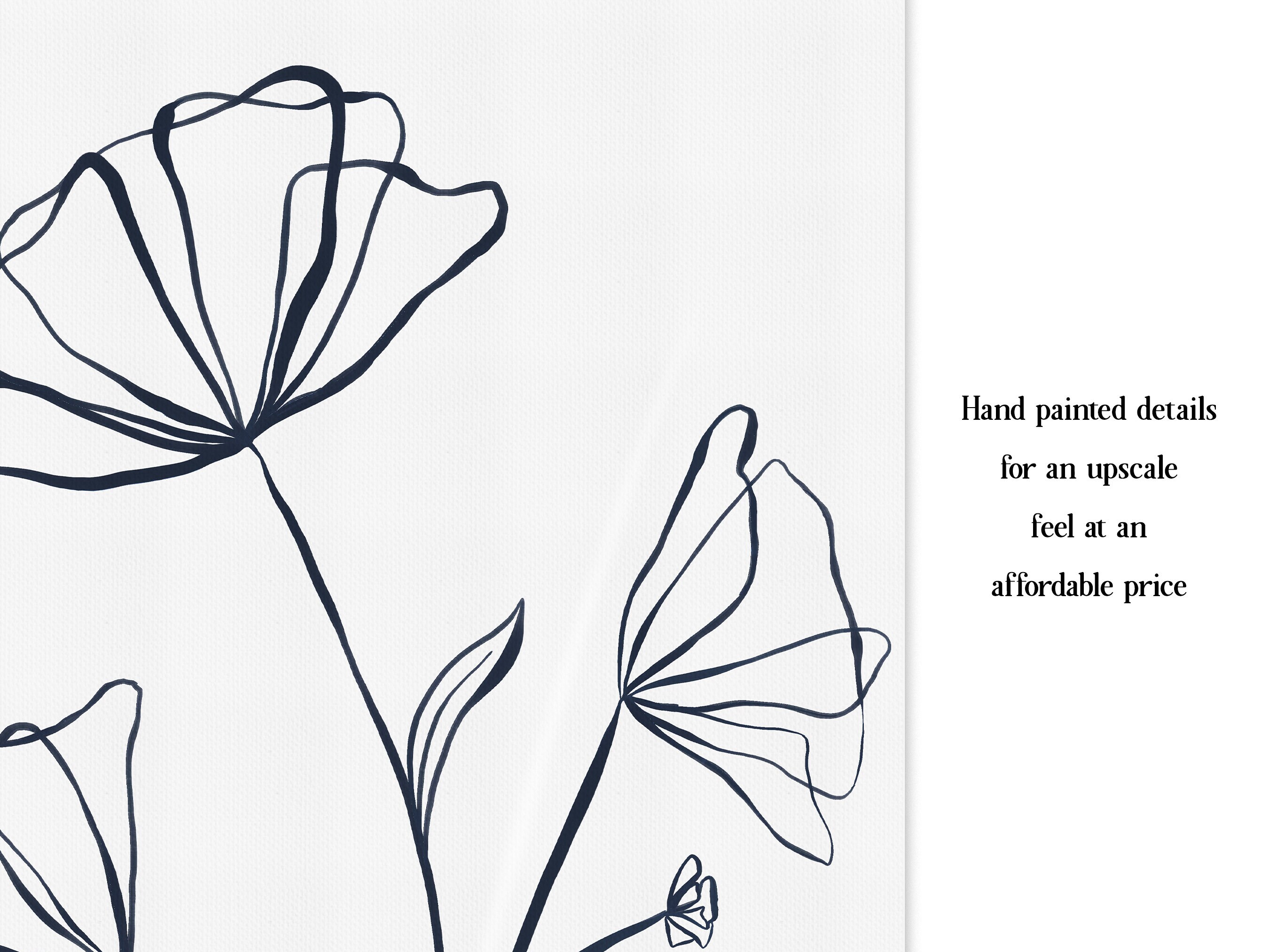 Navy Blue Gallery Wall Set of 5 Digital Gallery Wall Art Etsy