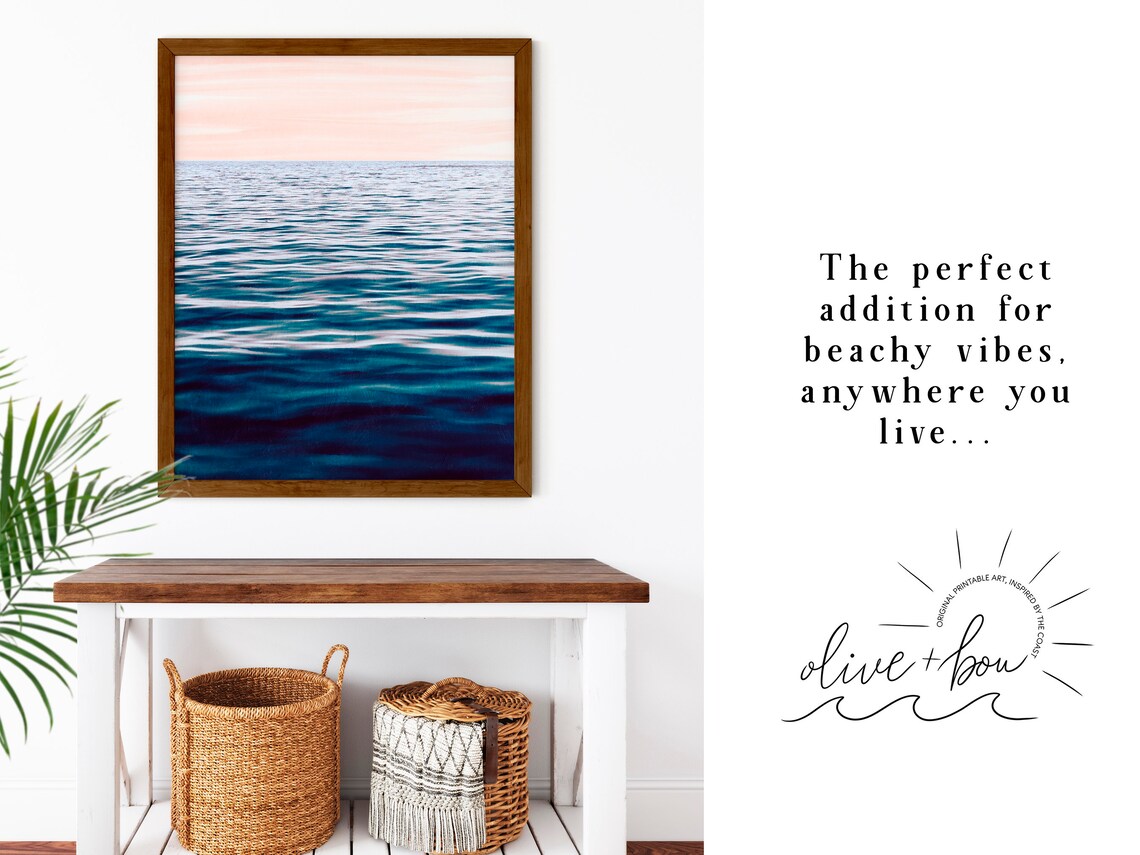 PRINTABLE Original Coastal Art Print Instant Download Nautical Theme ...