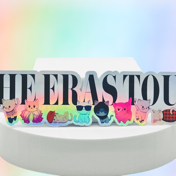 Taylor S The Eras Tour Sticker Vinyl Decal, Fabric Transfer or Magnet merchandise for The Eras