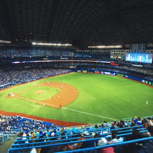 Rogers Centre Baseball Stadium Toronto - Digital Download Wall Art - Digital Download - Canada Photo Print - MLB Image - Toronto Blue Jays