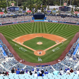 Dodger Stadium, Los Angeles Dodgers Stadium, USA Baseball - Digital Download - Cityscape Photo Print