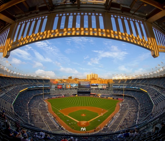Yankee Stadium Photo Print: Bronx Baseball Stadium Art (digital