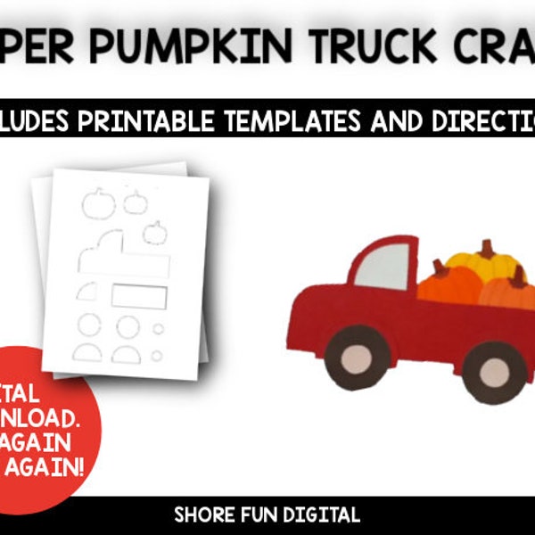 Truck With Pumpkins - Etsy