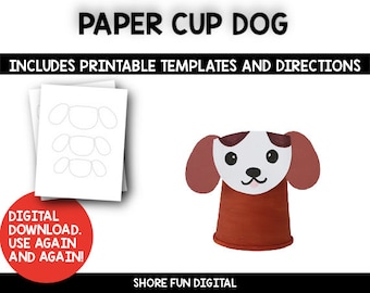 Astronaut Puppet Craft Template With Directions - Etsy