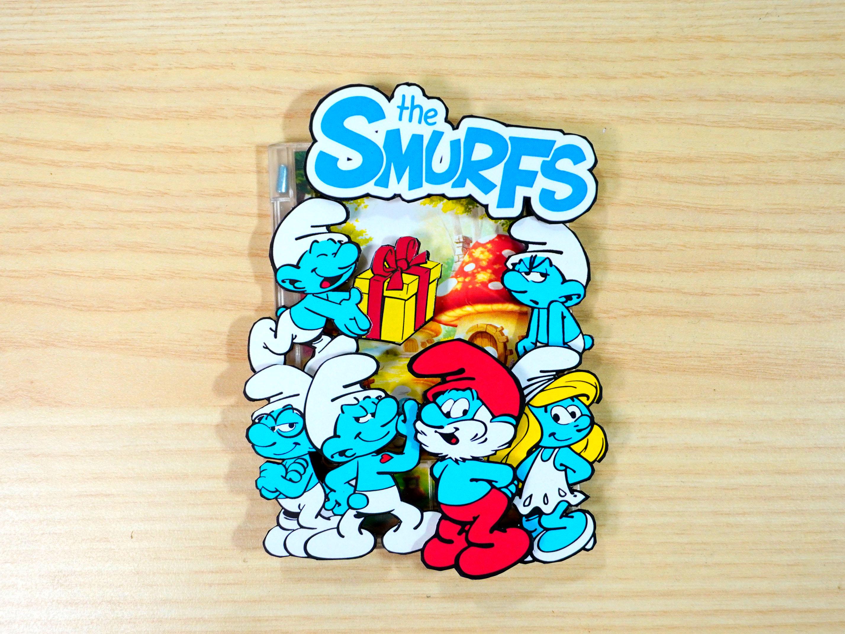 Les P'tits Schtroumpfs-original Vintage Movie Poster for the Smurfs