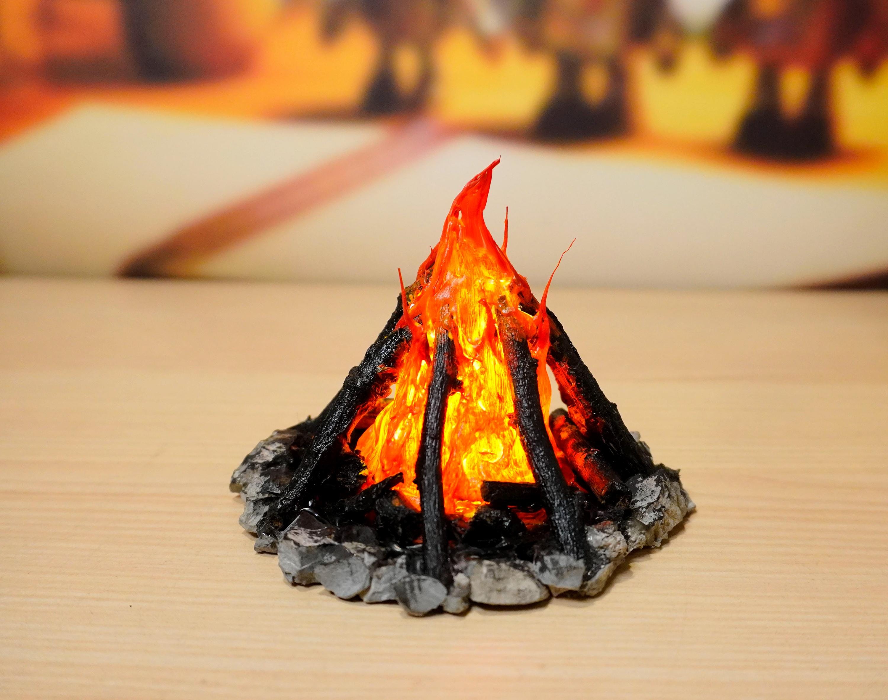 Bonfire - Campfire Miniature Fit on Scale 1/6 or 1/12 With