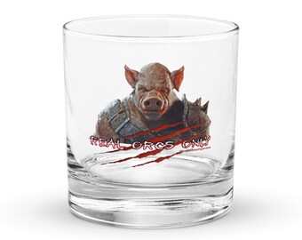 Elegant Rocks Glass - Orcs Only Design