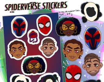 Lotto di adesivi Spiderverse 2