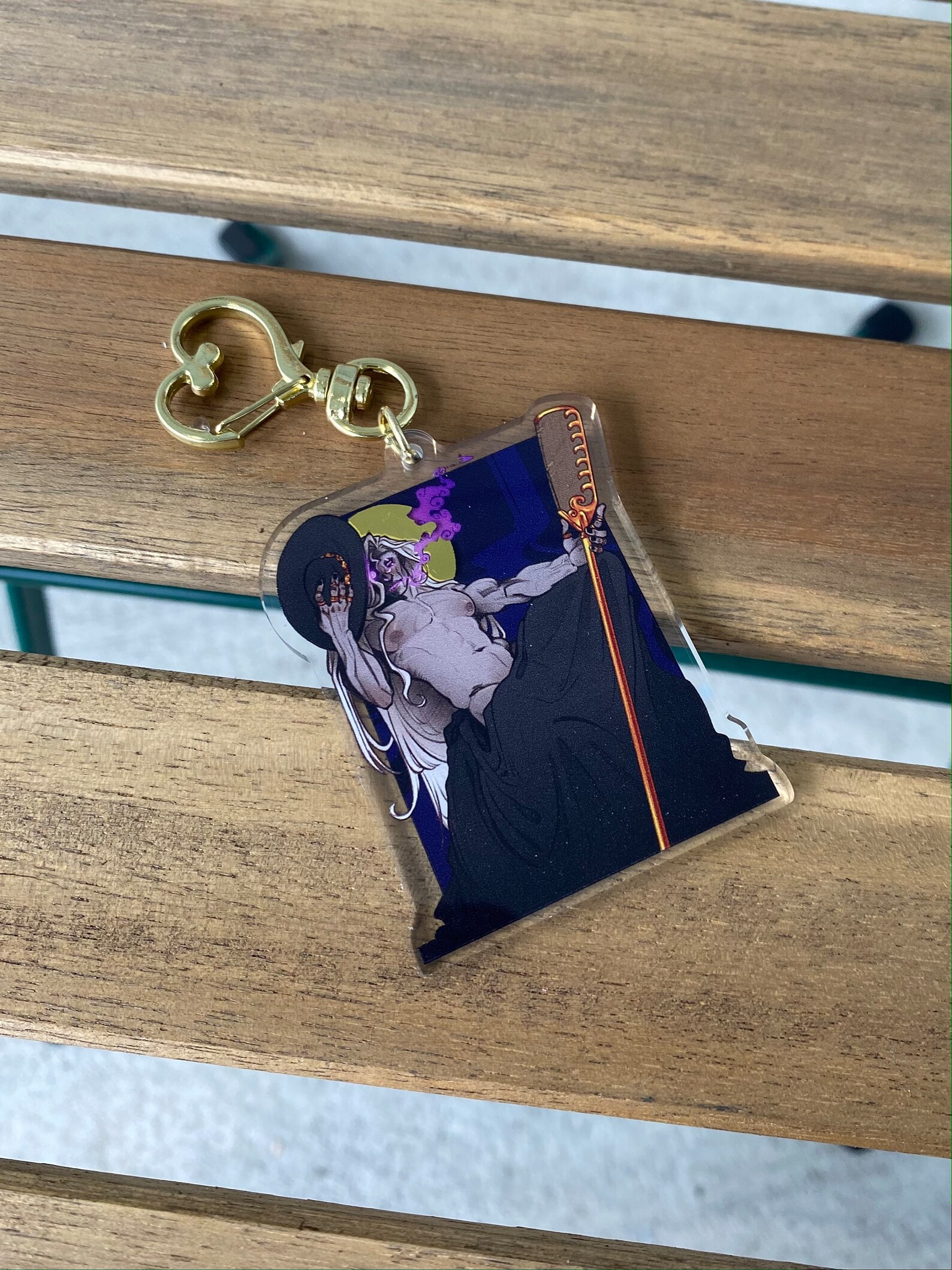 Keychains Cardon Gilded Charon Keychain - Etsy