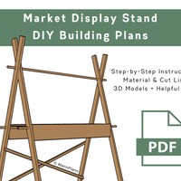DIY Collapsible A-frame Clothing Rack Build Plans, Market Stall, Step ...