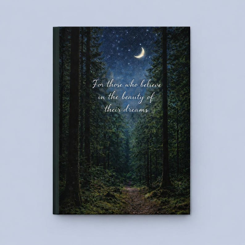 Enchanted Forest Journal | Moonlit Woodland Notebook for Dreams ...