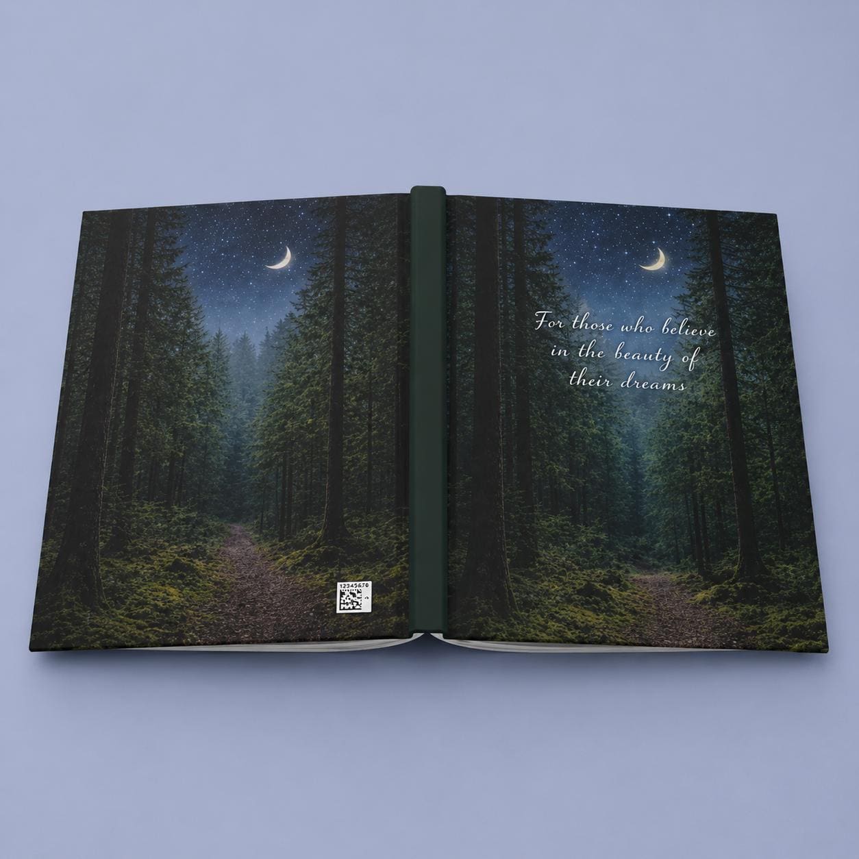 Enchanted Forest Journal | Moonlit Woodland Notebook for Dreams ...