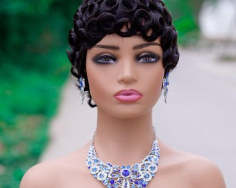 Short Brazilian Remy Human Hair Wig | 150% Density | Natural Color | Unprocessed Virgin Hair